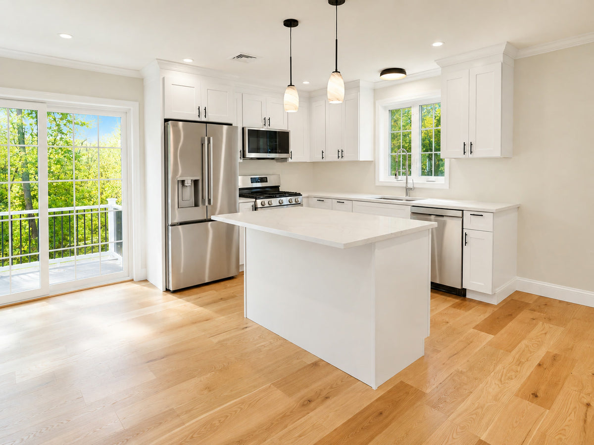 Kitchen before staging